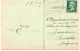 CARTE AFFRANCHIE N° 174 - OBLITERATION DAGUIN "ST NECTAIRE MALADIES DES REINS " - 1927 - Mechanical Postmarks (Other)
