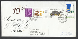Hong Kong, Cover, "10th Anniesary Of O.P.C.C. 1972 - 1982", 1982. - Lettres & Documents