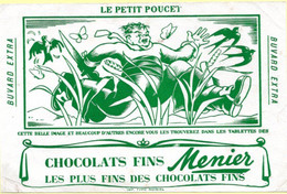 Buvard Chocolat Menier, Le Petit Poucet. - Cocoa & Chocolat