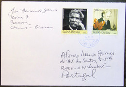 Guinea-Bissau - Cover To Portugal 2018 Butterfly Albert Schweitzer - Vlinders