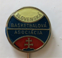 Slowakei Basketball Anstecknadel - Basketball