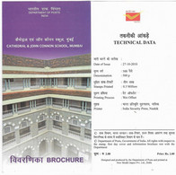 INDIA-2010 Cathedral & John Connon School, Mumbai- Official Brochure Of Stamp Issue - Non Classés