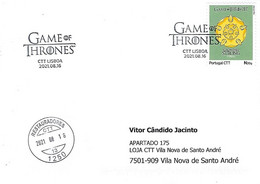 PORTUGAL - Auto-adhesive My Stamp (meuselo), N20g - GAME OF THRONES (Commemorative Postmark) - Covers & Documents