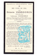 DP Octavie Vandooren ° Vlamertinge 1839 † Ieper 1933 X Léonard Desmarez - Devotion Images