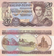 FALKLAND ISLANDS 20 Pounds 1984 UNC, P-15a - Falklandeilanden