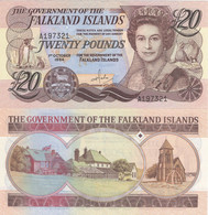 FALKLAND ISLANDS 20 Pounds 1984 UNC, P-15a - Falkland Islands