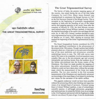 INDIA-2004  The Great Trigonometrical Survey- Official Information Brochure On Stamp Issue- - Zonder Classificatie