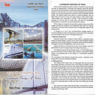 INDIA-2007- LANDMARK BRIDGES OF INDIA- Official Information Brochure On Stamp Issue- - Zonder Classificatie