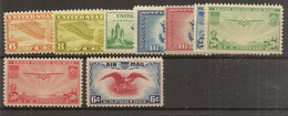 ESTADOS UNIDOS   AÉREOS  YVERT 15/24  1932/38      NL241 - 1b. 1918-1940 Unused