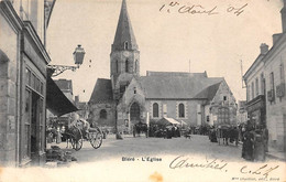 Bléré        37      Eglise. Marché   (voir Scan) - Bléré