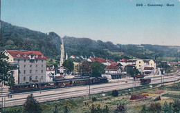 Cossonay Gare, Chemin De Fer, Train à Vapeur Et Funiculaire (599) - Cossonay