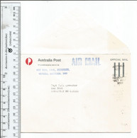 Australia Official Mail Cover Melbourne To Courtney BC Canada......................(Box 8) - Oficiales