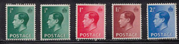 GREAT BRITAIN Scott # 230-3 MH - KEVIII - Neufs