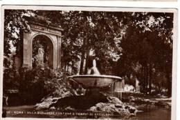 ROMA Villa Borghese Fontana E Tempio Di Esculapio - Imola