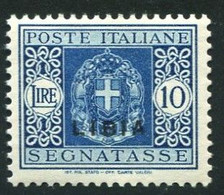 LIBIA 1934 SEGNATASSE 10 LIRE **MNH - Libya