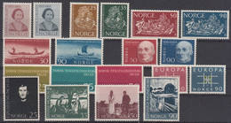 NORVEGIA - Norge - Norwegen - Norway - 1963 - Annata Completa / Complete Year **/MNH VF - New - Años Completos