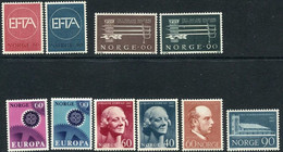 NORVEGIA - Norge - Norwegen - Norway - 1967 - Annata Completa / Complete Year **/MNH VF - New - Ganze Jahrgänge