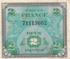 France #114 1944 2 Francs Banknote Currency - 1944 Drapeau/Francia