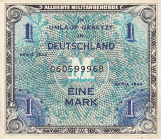 Germany #192a 1944 1 Mark Banknote Currency - 1 Mark