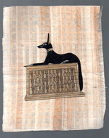 Gravure (genre égyptien?) Sur Papier Bambou??    (M2663) - Art Oriental