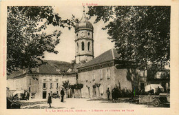 Le Mas D'azil * La Place De L'église Et Hôtel De Ville - Autres & Non Classés