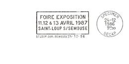 Département De La Haute Saône - St Loup Sur Semouse - Flamme Secap SPECIMEN - Mechanical Postmarks (Advertisement)