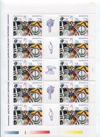 ROMANIA 2002 Commemoration Of New York Terror Attack Sheet Of 10  MNH / **.  Michel 5647-48 - Blocs-feuillets