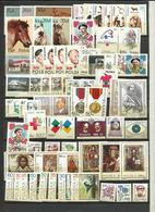 Pologne Année Complète ** 1989   YT  2997/3059    63 Timbres  Poland  Polen Polska - Annate Complete