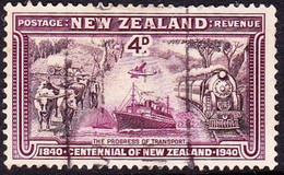 NEW ZEALAND 1940 KGVI 4d Chocolate & Lake SG619 Used - Used Stamps