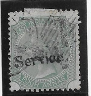 Inde Service N°11 - Oblitéré - B/TB - 1882-1901 Impero