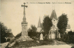 Poivres * Vue Sur L'église Et Le Calvaire Du Village * Environs Du Camp De Mailly - Other & Unclassified