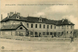 Arcis Sur Aube * Rue Et école Des Garçons * Transformée En Hôpital D'évacuation Pendant La Campagne De 1914 1915 - Arcis Sur Aube