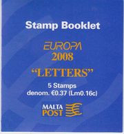 Europa Cept 2008 Malta Booklet ** Mnh (53905) - 2008