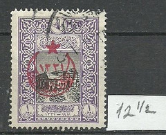 Turkey; 1916 Overprinted War Issue Stamp 1 K. "12 1/2 Perf. Instead Of 13 1/2" - Oblitérés
