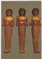 260821-Egypte.Gilded Cedar Wood Ushabtis - Museos