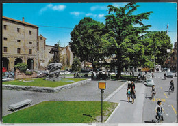 PARMA - PIAZZA MARCONI - MONUMENTO AL PARTIGIANO - VIAGGIATA 1980 - Parma