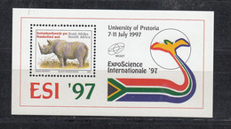 South Africa 1997 Esi '97 / Rhino M/s ** Mnh (53906A) - Blocs-feuillets