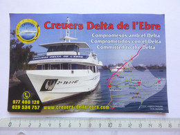 Ticket Croisière Bateau - Delta De L'Ebre - Espagne - Other & Unclassified