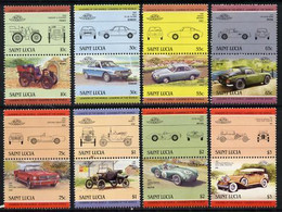 St Lucia 1984 Cars #2 (Leaders Of The World) Set Of 16 (SG 745-60) U/M - St.Lucie (1979-...)