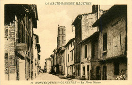 Montesquieu Volvestre * La Porte Neuve * Rue Du Village * Détaillant Vin En Gros - Autres & Non Classés