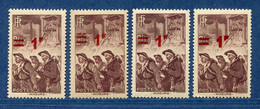 ⭐ France - Variété - YT N° 489 - Couleurs - Pétouille - 3 ème Barre - F Bouché - Neuf Sans Charnière - 1941 ⭐ - Nuevos