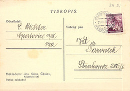 MiNr.24 Auf Karte Kattowitz 1941 - Covers & Documents