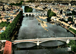 Châtellerault * Vue Sur Le Pont Des Hogues Et Le Pont Henri IV * Panorama - Chatellerault
