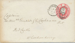 GB 1906 King EVII 1d Carmine VF Postal Stationery Env "LONDON-W.C. / W.C / 12" - Cartas & Documentos