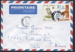 1999 Nuova Caledonia, Lettera In Posta Aerea Per L'Italia - Brieven En Documenten