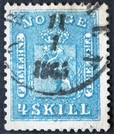 1863-1865 Wappen ( Wertziffer Nur Links ) Mi. 8 - Used Stamps