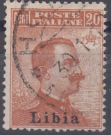 Italy Colonies Libya Libia 1918 Sassone#20 Used - Libyen