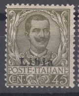 Italy Colonies Libya Libia 1917/1918 Sassone#18 Mint Hinged - Libya