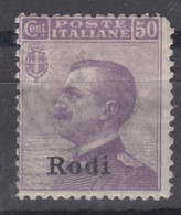 Italy Colonies Egeo Aegean Islands Rhodes (Rodi) 1912 Sassone#7 Mi#9 X Mint Hinged - Ägäis (Rodi)