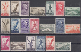 Italy Colonies East Africa 1938 Sassone#1-20 Mint Hinged - Italienisch Ost-Afrika